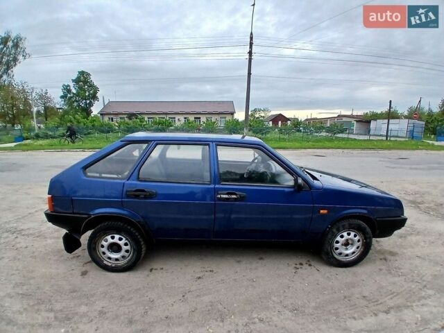 Синий ВАЗ 2109, объемом двигателя 1.6 л и пробегом 206 тыс. км за 1590 $, фото 1 на Automoto.ua