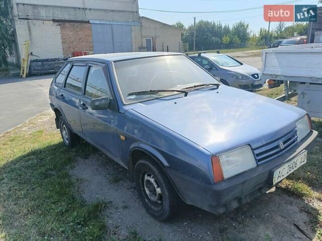 Синий ВАЗ 2109, объемом двигателя 1.6 л и пробегом 290 тыс. км за 1450 $, фото 1 на Automoto.ua