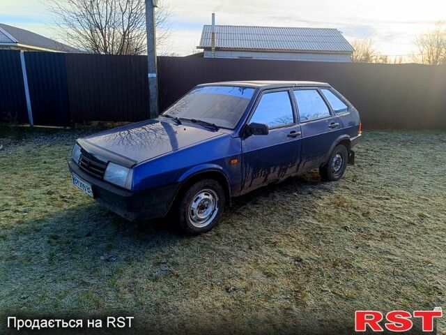 Синий ВАЗ 2109, объемом двигателя 1.6 л и пробегом 214 тыс. км за 750 $, фото 1 на Automoto.ua