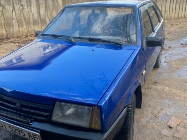 Синий ВАЗ 2109, объемом двигателя 1.6 л и пробегом 2 тыс. км за 1300 $, фото 1 на Automoto.ua