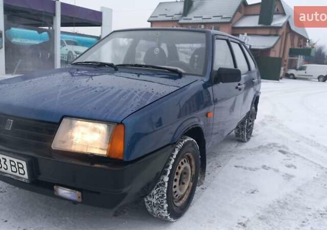 Синій ВАЗ 2109, об'ємом двигуна 1.6 л та пробігом 105 тис. км за 1600 $, фото 1 на Automoto.ua
