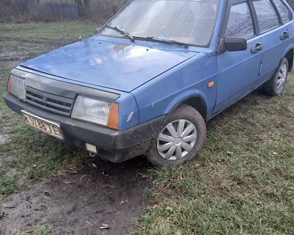 Синій ВАЗ 2109, об'ємом двигуна 0 л та пробігом 300 тис. км за 599 $, фото 1 на Automoto.ua