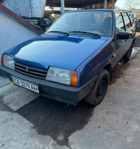 Синий ВАЗ 2109, объемом двигателя 1.6 л и пробегом 210 тыс. км за 2250 $, фото 1 на Automoto.ua