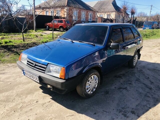 Синий ВАЗ 2109, объемом двигателя 1.6 л и пробегом 200 тыс. км за 1500 $, фото 1 на Automoto.ua