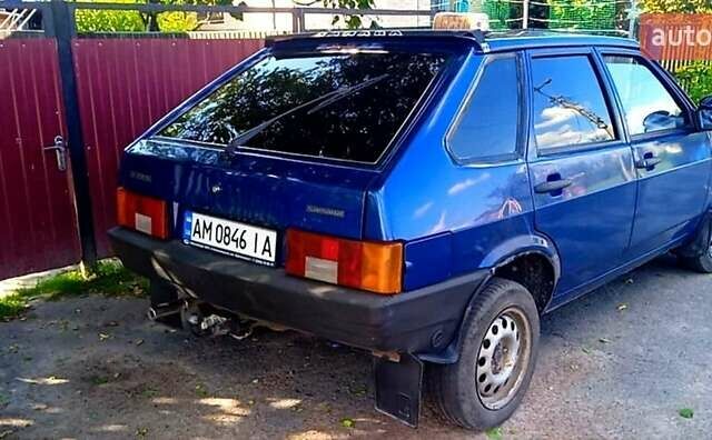 Синій ВАЗ 2109, об'ємом двигуна 1.6 л та пробігом 165 тис. км за 1600 $, фото 1 на Automoto.ua