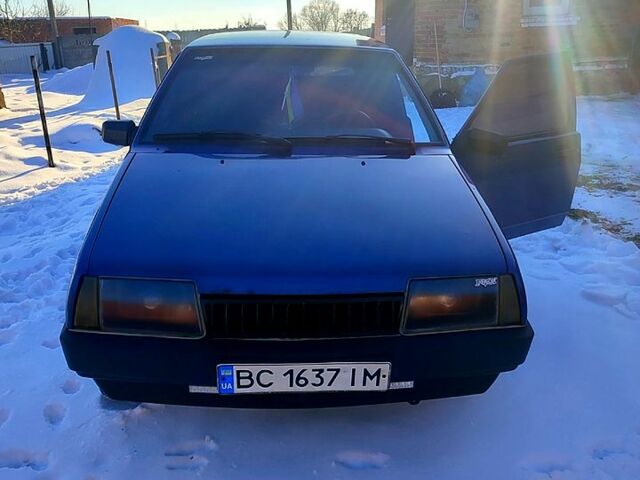 Синий ВАЗ 2109, объемом двигателя 1.6 л и пробегом 170 тыс. км за 1600 $, фото 1 на Automoto.ua