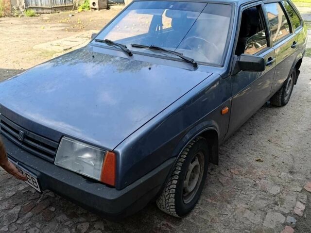 Синий ВАЗ 2109, объемом двигателя 1.6 л и пробегом 156 тыс. км за 2700 $, фото 1 на Automoto.ua