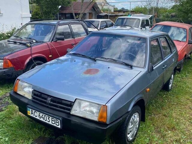 Синий ВАЗ 2109, объемом двигателя 1.6 л и пробегом 165 тыс. км за 450 $, фото 1 на Automoto.ua