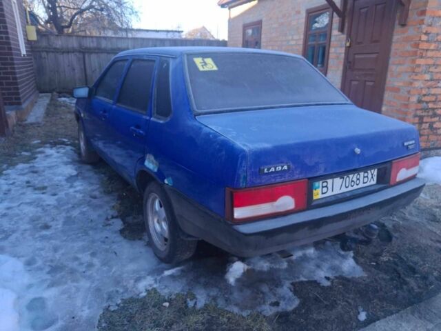 Синий ВАЗ 2109, объемом двигателя 1.1 л и пробегом 1000 тыс. км за 1200 $, фото 1 на Automoto.ua