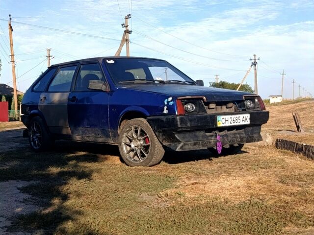 Синий ВАЗ 2109, объемом двигателя 1.5 л и пробегом 99 тыс. км за 428 $, фото 1 на Automoto.ua