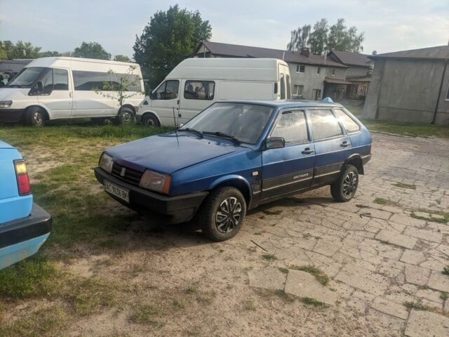 Синий ВАЗ 2109, объемом двигателя 1.3 л и пробегом 91 тыс. км за 650 $, фото 1 на Automoto.ua