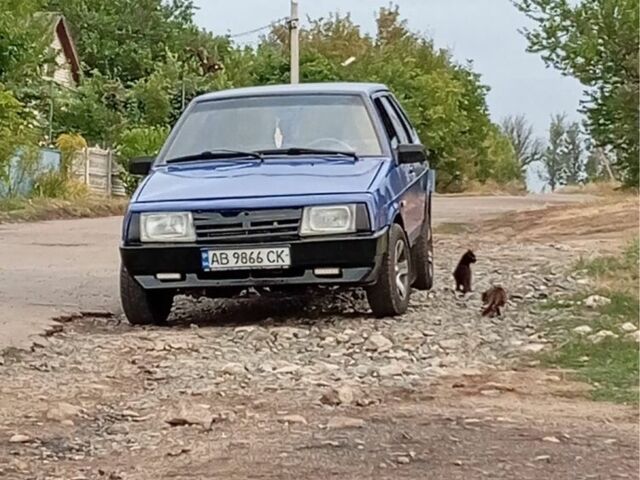 Синий ВАЗ 2109, объемом двигателя 1.5 л и пробегом 3 тыс. км за 1000 $, фото 1 на Automoto.ua