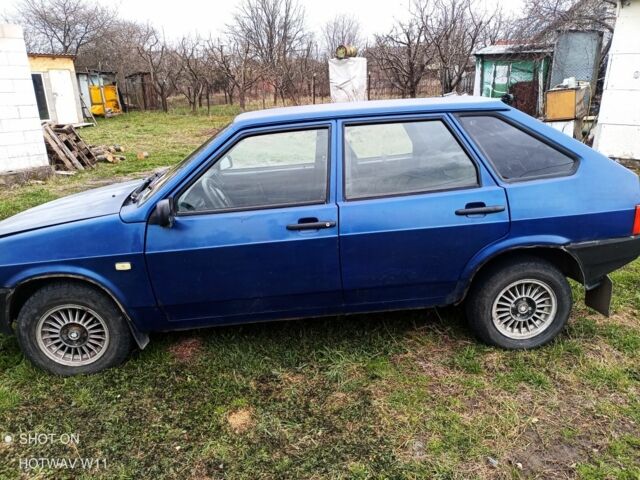 Синий ВАЗ 2109, объемом двигателя 0 л и пробегом 200 тыс. км за 1100 $, фото 1 на Automoto.ua
