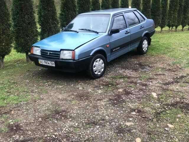 Синий ВАЗ 2109, объемом двигателя 1.5 л и пробегом 160 тыс. км за 650 $, фото 1 на Automoto.ua