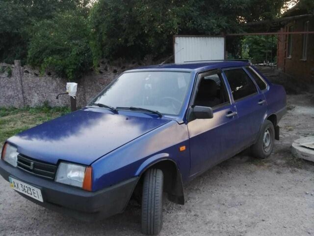 Синий ВАЗ 2109, объемом двигателя 1.5 л и пробегом 322 тыс. км за 1901 $, фото 1 на Automoto.ua