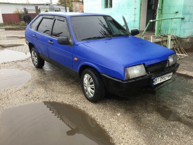 Синий ВАЗ 2109, объемом двигателя 1.3 л и пробегом 3 тыс. км за 830 $, фото 1 на Automoto.ua