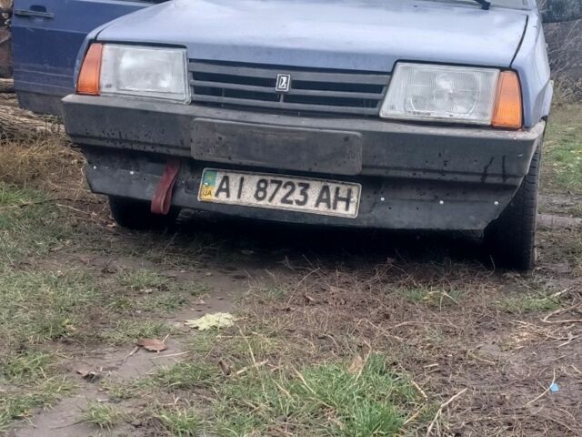 Синий ВАЗ 2109, объемом двигателя 1.5 л и пробегом 94 тыс. км за 592 $, фото 1 на Automoto.ua