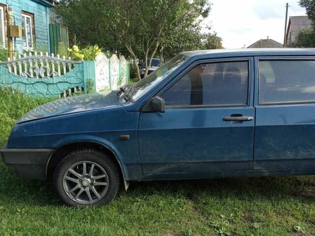 Синий ВАЗ 2109, объемом двигателя 1.5 л и пробегом 124 тыс. км за 1400 $, фото 1 на Automoto.ua