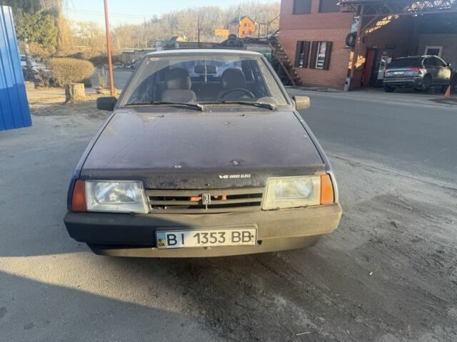 Синий ВАЗ 2109, объемом двигателя 1.5 л и пробегом 144 тыс. км за 1000 $, фото 1 на Automoto.ua