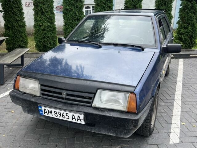 Синий ВАЗ 2109, объемом двигателя 1.5 л и пробегом 120 тыс. км за 1300 $, фото 1 на Automoto.ua