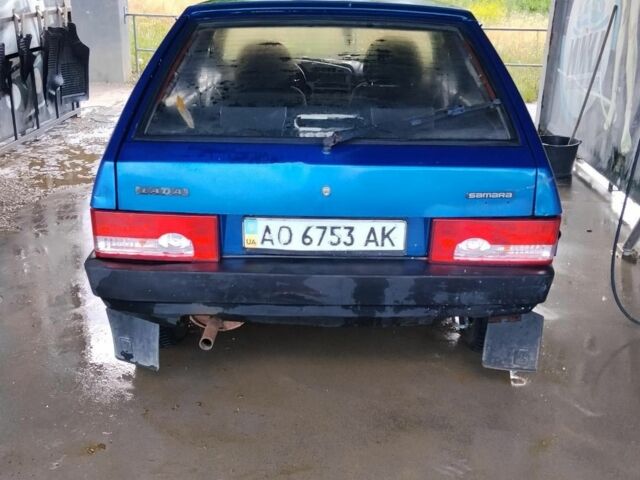 Синий ВАЗ 2109, объемом двигателя 1.5 л и пробегом 170 тыс. км за 1100 $, фото 1 на Automoto.ua