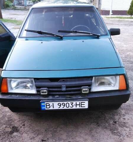 Зеленый ВАЗ 2109, объемом двигателя 1.29 л и пробегом 37 тыс. км за 1200 $, фото 1 на Automoto.ua