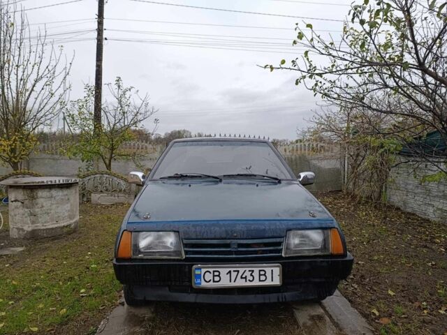 Зеленый ВАЗ 2109, объемом двигателя 1.3 л и пробегом 500 тыс. км за 1000 $, фото 1 на Automoto.ua