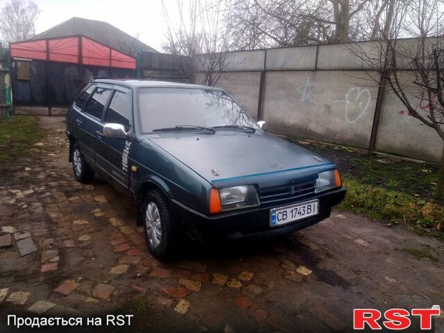 Зелений ВАЗ 2109, об'ємом двигуна 1.3 л та пробігом 222 тис. км за 1100 $, фото 1 на Automoto.ua
