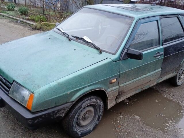 Зеленый ВАЗ 2109, объемом двигателя 1.3 л и пробегом 160 тыс. км за 639 $, фото 1 на Automoto.ua