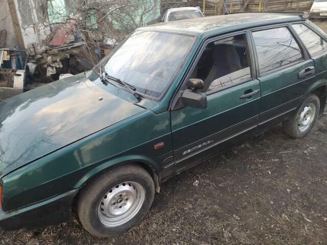 Зеленый ВАЗ 2109, объемом двигателя 5 л и пробегом 123 тыс. км за 666 $, фото 1 на Automoto.ua
