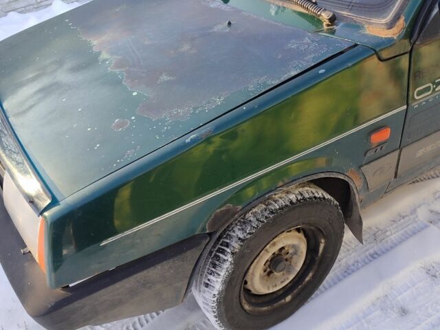 Зеленый ВАЗ 2109, объемом двигателя 1.5 л и пробегом 20 тыс. км за 693 $, фото 1 на Automoto.ua