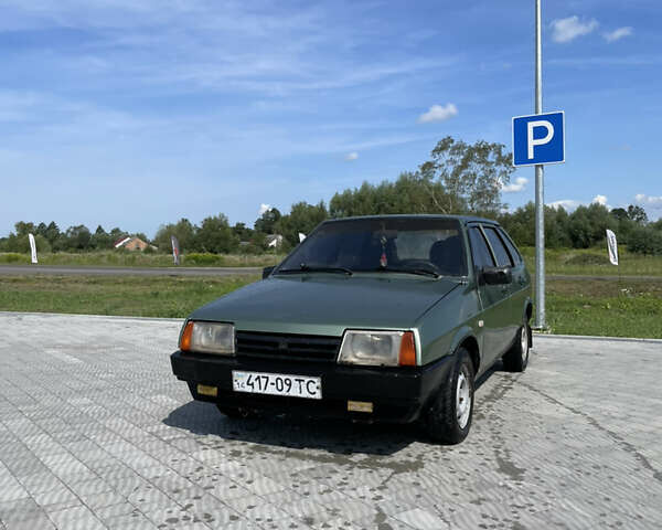 Зеленый ВАЗ 2109, объемом двигателя 1.5 л и пробегом 156 тыс. км за 1100 $, фото 1 на Automoto.ua