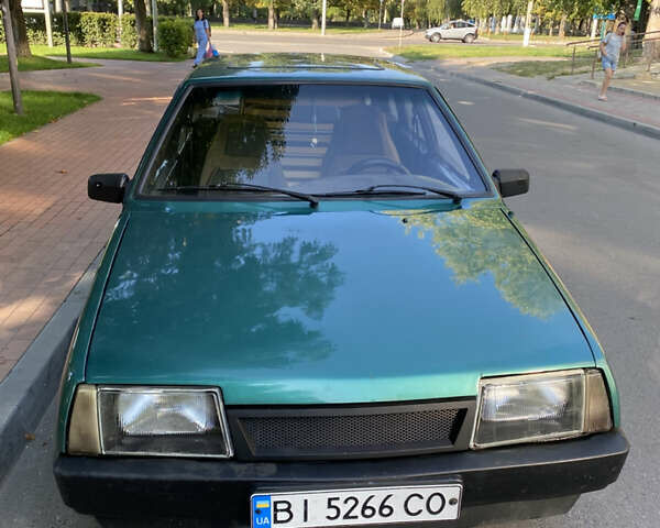 Зеленый ВАЗ 2109, объемом двигателя 1.5 л и пробегом 50 тыс. км за 1500 $, фото 1 на Automoto.ua