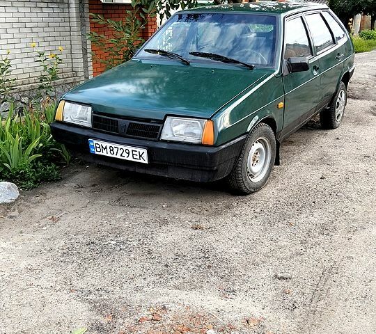Зеленый ВАЗ 2109, объемом двигателя 1.5 л и пробегом 100 тыс. км за 800 $, фото 1 на Automoto.ua