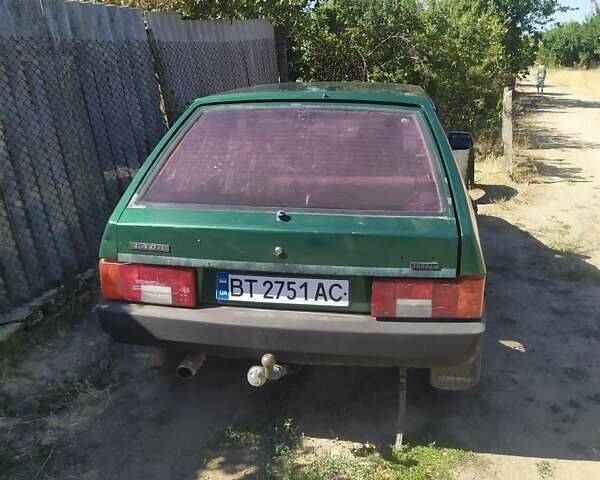 Зеленый ВАЗ 2109, объемом двигателя 1.5 л и пробегом 125 тыс. км за 1100 $, фото 1 на Automoto.ua