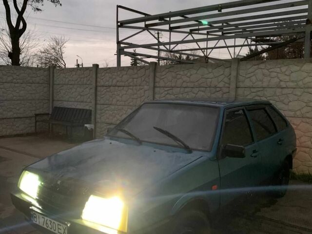 Зеленый ВАЗ 2109, объемом двигателя 1.5 л и пробегом 222 тыс. км за 700 $, фото 1 на Automoto.ua
