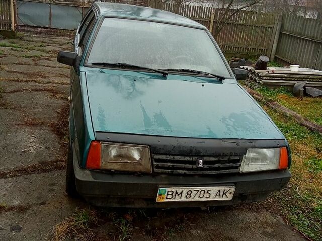 Зеленый ВАЗ 2109, объемом двигателя 1.5 л и пробегом 250 тыс. км за 1100 $, фото 1 на Automoto.ua