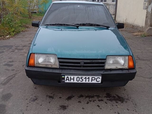 Зеленый ВАЗ 2109, объемом двигателя 1.5 л и пробегом 200 тыс. км за 1191 $, фото 1 на Automoto.ua