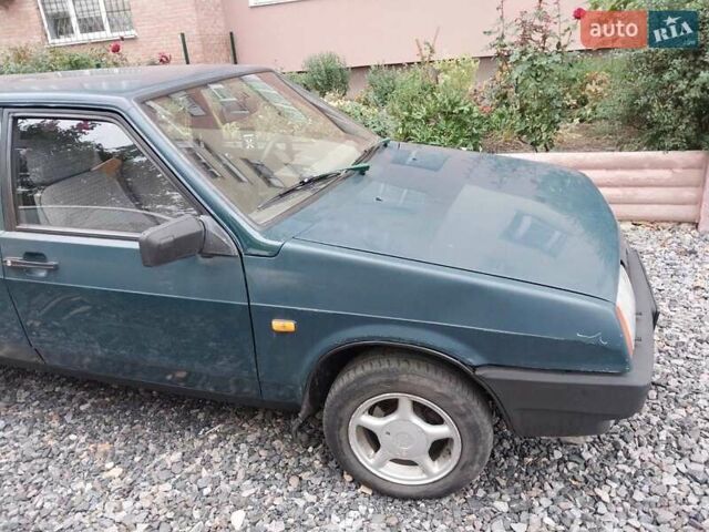 Зеленый ВАЗ 2109, объемом двигателя 1.5 л и пробегом 188 тыс. км за 1200 $, фото 1 на Automoto.ua
