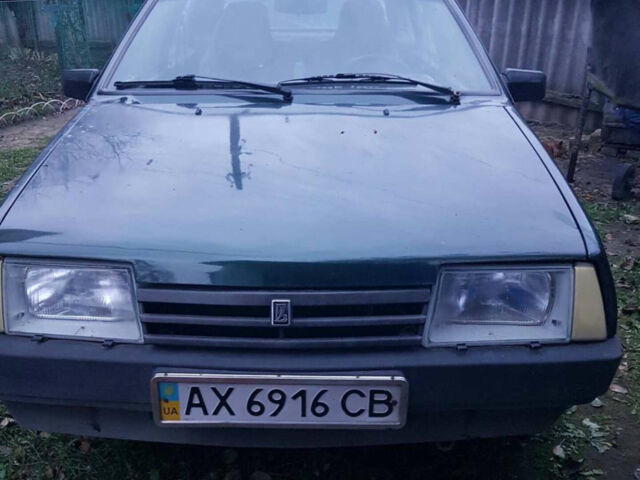 Зеленый ВАЗ 2109, объемом двигателя 1.5 л и пробегом 230 тыс. км за 1550 $, фото 1 на Automoto.ua
