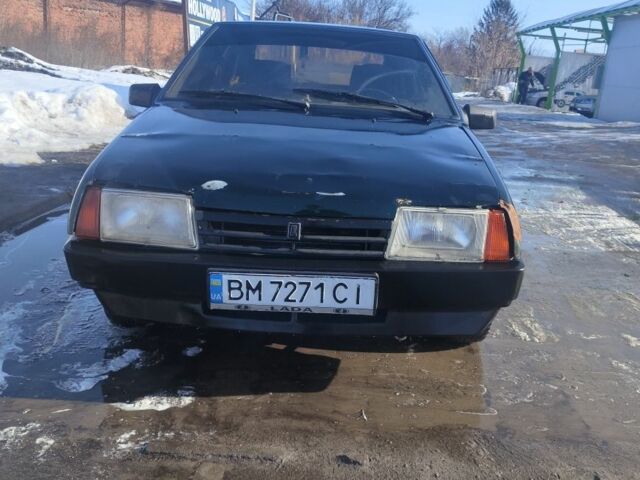 Зеленый ВАЗ 2109, объемом двигателя 1.5 л и пробегом 280 тыс. км за 1150 $, фото 1 на Automoto.ua