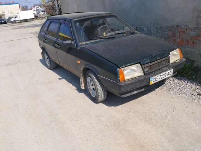 Зеленый ВАЗ 2109, объемом двигателя 1.5 л и пробегом 250 тыс. км за 950 $, фото 1 на Automoto.ua