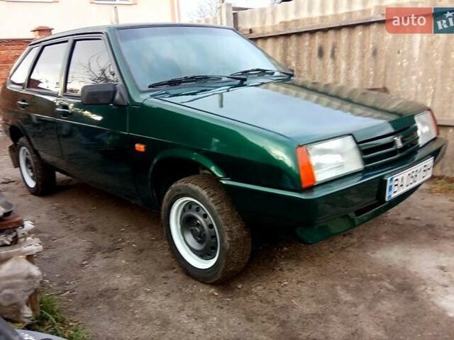 Зеленый ВАЗ 2109, объемом двигателя 1.5 л и пробегом 187 тыс. км за 2500 $, фото 1 на Automoto.ua
