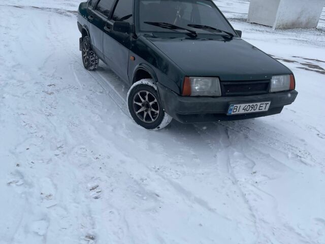 Зелений ВАЗ 2109, об'ємом двигуна 1.5 л та пробігом 100 тис. км за 1400 $, фото 1 на Automoto.ua