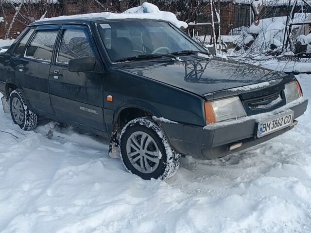 Зеленый ВАЗ 2109, объемом двигателя 1.5 л и пробегом 1 тыс. км за 1300 $, фото 1 на Automoto.ua