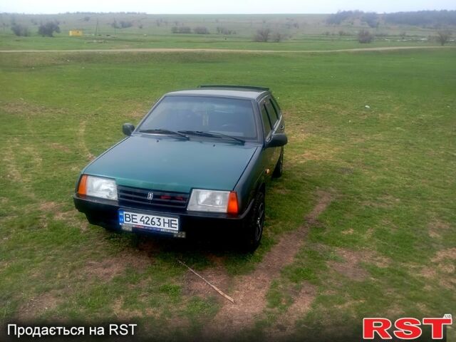 Зеленый ВАЗ 2109, объемом двигателя 1.5 л и пробегом 145 тыс. км за 1500 $, фото 1 на Automoto.ua