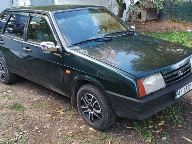 Зеленый ВАЗ 2109, объемом двигателя 1 л и пробегом 2 тыс. км за 2135 $, фото 1 на Automoto.ua