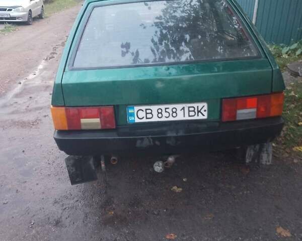 Зеленый ВАЗ 2109, объемом двигателя 1.5 л и пробегом 240 тыс. км за 1200 $, фото 1 на Automoto.ua