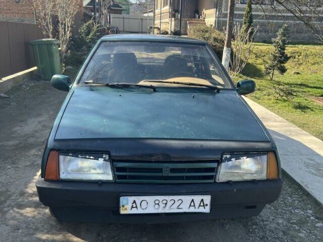 Зеленый ВАЗ 2109, объемом двигателя 1.5 л и пробегом 120 тыс. км за 350 $, фото 1 на Automoto.ua