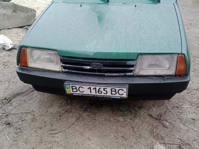Зеленый ВАЗ 2109, объемом двигателя 1.5 л и пробегом 80 тыс. км за 900 $, фото 1 на Automoto.ua